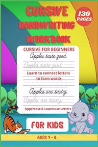 Cursive Handwriting Practice Book for kids