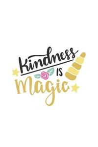 Kindness Is Magic: 150 Lined Journal Pages Planner Diary Notebook with Inspirational Quote on the Cover
