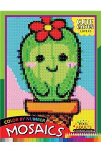 Cute Cactus Lovers Mosaic