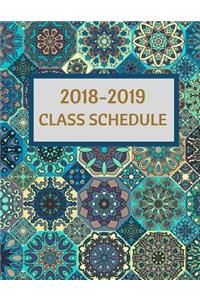 2018-2019 Class Schedule