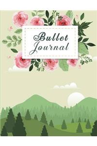 Bullet Journal: Daily Notebook to Write in Bullet Dots & Dot Grid Paper 120 Pages 8.5 X 11.