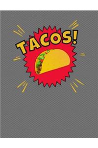 Tacos Notebook - College Ruled