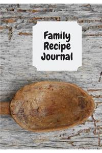 Family Recipe Journal
