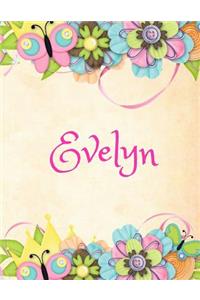 Evelyn: Personalized Name Journal Composition Notebook