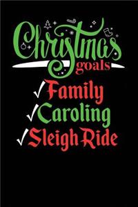 Christmas Goals Family Caroling Sleigh Ride