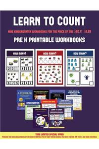 Pre K Printable Workbooks (Learn to count for preschoolers)