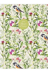 2018 Recipe Diary Birds Design