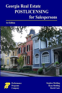 Georgia Real Estate Postlicensing for Salespersons