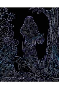 Journal Notebook Girl In The Woods 10
