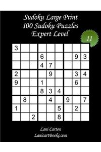 Sudoku Large Print - Expert Level - N°11