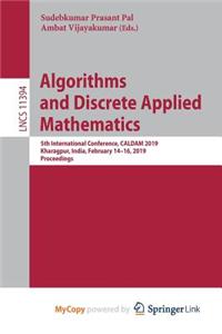 Algorithms and Discrete Applied Mathematics