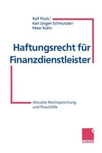 Haftungsrecht Für Finanzdienstleister