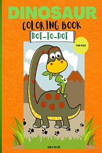 Dinosaur Coloring Book Dot To Dot
