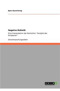 Negative Ästhetik