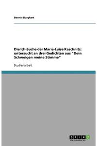 Die Ich-Suche der Marie-Luise Kaschnitz