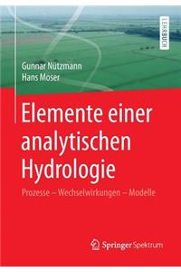 Elemente Einer Analytischen Hydrologie