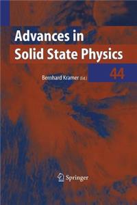 Advances in Solid State Physics