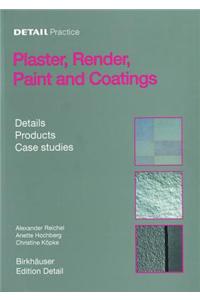 Plaster, Render, Paint and Coatings