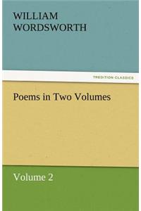 Poems in Two Volumes, Volume 2