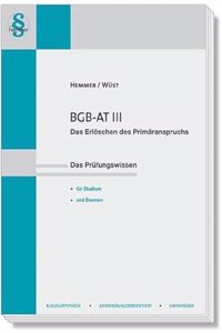 BGB AT III - Das Erloschen des Primaranspruchs