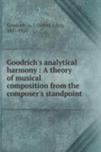 Goodrich's analytical harmony