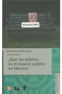 Que Tan Publico Es El Espacio Publico En Mexico?