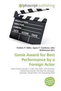 Genie Award for Best Performance by a Foreign Actor
