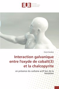 Interaction galvanique entre l'oxyde de cobalt(3) et la chalcopyrite