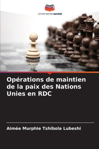 Opérations de maintien de la paix des Nations Unies en RDC