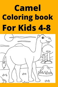 Camel Coloring book For Kids 4-8