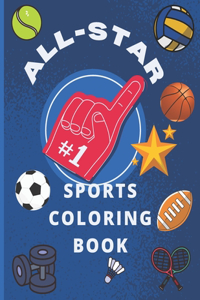 All-Star Sports Coloring Book