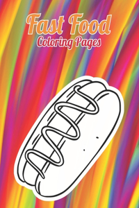 Fast Food Coloring Pages