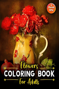 Flowers Coloring Book For Adults