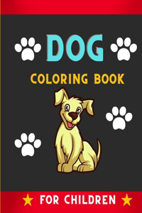 Dog coloring book for children