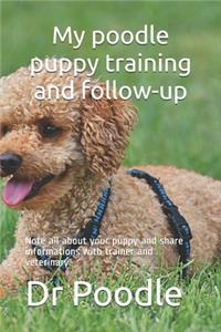 My poodle puppy training and follow-up