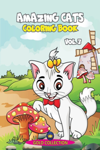 Amazing Cats - Coloring Book, vol.3