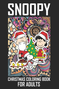 Snoopy Christmas Coloring Book For Adults