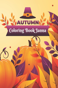 Autumn Coloring Book Janna