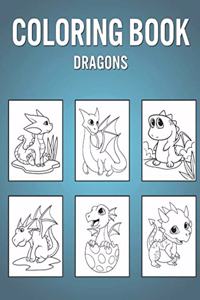 Coloring Book Dragons