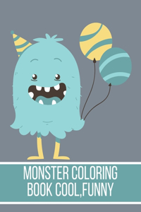 Monster Coloring Book Cool, Funny