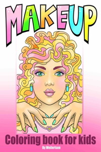 Makeup coloring book for kids