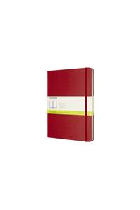 Moleskine Scarlet Red Extra Large Plain Notebook Hard