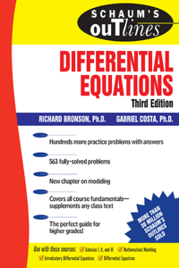 Schaum's Outline of Differential Equations, 3rd Edition