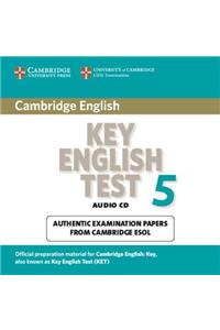 Cambridge Key English Test 5 Audio CD: Official Examination Papers from University of Cambridge ESOL Examinations