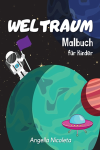 Weltraum Malbuch für Kinder