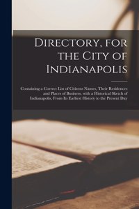 Directory, for the City of Indianapolis