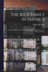 Beck Family in America