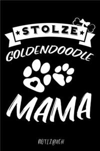 Stolze Goldendoodle Mama Notizbuch