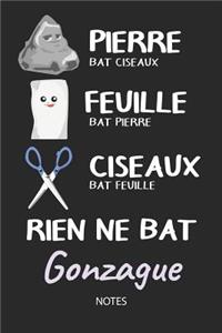 Rien ne bat Gonzague - Notes
