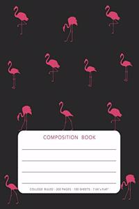 Composition Book - Flamingo